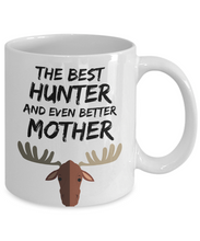 Load image into Gallery viewer, Hunter Mom Mug - Best Moose Hunter Mother Ever - Funny Gift for Deer Hunter Mama-Coffee Mug