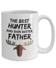 Load image into Gallery viewer, Hunter Dad Mug - Best Deer Hunter Father Ever - Funny Gift for Moose Hunter Daddy-Coffee Mug