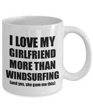 Load image into Gallery viewer, Windsurfing Boyfriend Mug Funny Valentine Gift Idea For My Bf Lover From Girlfriend Coffee Tea Cup-Coffee Mug