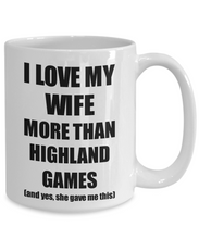 Load image into Gallery viewer, Highland Games Husband Mug Funny Valentine Gift Idea For My Hubby Lover From Wife Coffee Tea Cup-Coffee Mug