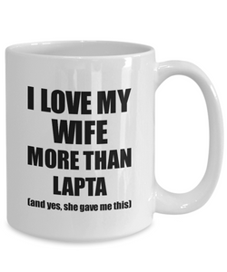 Lapta Husband Mug Funny Valentine Gift Idea For My Hubby Lover From Wife Coffee Tea Cup-Coffee Mug