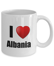Load image into Gallery viewer, Albania Mug I Love Funny Gift Idea For Country Lover Pride Novelty Gag Coffee Tea Cup-Coffee Mug