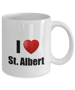 St Albert Mug I Love City Lover Pride Funny Gift Idea for Novelty Gag Coffee Tea Cup-Coffee Mug
