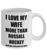 Load image into Gallery viewer, Rossall Hockey Husband Mug Funny Valentine Gift Idea For My Hubby Lover From Wife Coffee Tea Cup-Coffee Mug