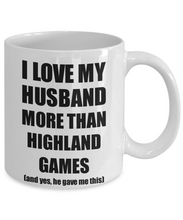 Load image into Gallery viewer, Highland Games Wife Mug Funny Valentine Gift Idea For My Spouse Lover From Husband Coffee Tea Cup-Coffee Mug