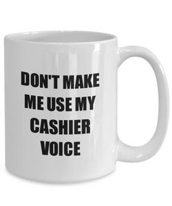 Cashier Mug Coworker Gift Idea Funny Gag For Job Coffee Tea Cup-Coffee Mug
