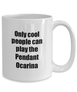 Pendant Ocarina Player Mug Musician Funny Gift Idea Gag Coffee Tea Cup-Coffee Mug
