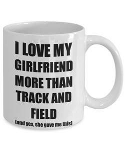 Track And Field Boyfriend Mug Funny Valentine Gift Idea For My Bf Lover From Girlfriend Coffee Tea Cup-Coffee Mug