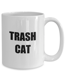 Trash Cat Mug Funny Gift Idea for Novelty Gag Coffee Tea Cup-[style]