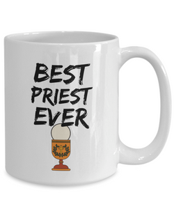 Priest Mug Church Best Ever Funny Gift for Coworkers Novelty Gag Coffee Tea Cup-Coffee Mug
