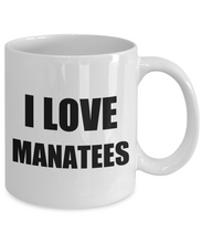 Load image into Gallery viewer, I Love Manatees Mug Funny Gift Idea Novelty Gag Coffee Tea Cup-Coffee Mug