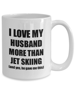 Jet Skiing Wife Mug Funny Valentine Gift Idea For My Spouse Lover From Husband Coffee Tea Cup-Coffee Mug