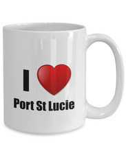 Load image into Gallery viewer, Port St Lucie Mug I Love City Lover Pride Funny Gift Idea for Novelty Gag Coffee Tea Cup-Coffee Mug