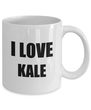 Load image into Gallery viewer, I Love Kale Mug Funny Gift Idea Novelty Gag Coffee Tea Cup-Coffee Mug