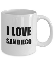 Load image into Gallery viewer, I Love San Diego Mug Funny Gift Idea Novelty Gag Coffee Tea Cup-Coffee Mug