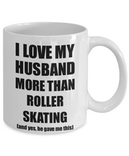 Load image into Gallery viewer, Roller Skating Wife Mug Funny Valentine Gift Idea For My Spouse Lover From Husband Coffee Tea Cup-Coffee Mug