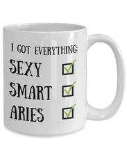 Load image into Gallery viewer, Aries Astrology Mug Arie Astrological Sign Sexy Smart Funny Gift for Humor Novelty Ceramic Tea Cup-Coffee Mug