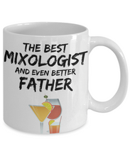 Load image into Gallery viewer, Mixologist Dad Mug - Best Mixologist Father Ever - Funny Gift for Bartender Daddy-Coffee Mug