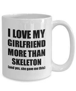 Skeleton Boyfriend Mug Funny Valentine Gift Idea For My Bf Lover From Girlfriend Coffee Tea Cup-Coffee Mug