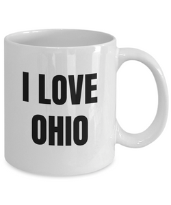 I Love Ohio Mug Funny Gift Idea Novelty Gag Coffee Tea Cup-Coffee Mug