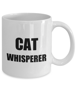 Cat Whisperer Mug Funny Gift Idea for Novelty Gag Coffee Tea Cup-Coffee Mug