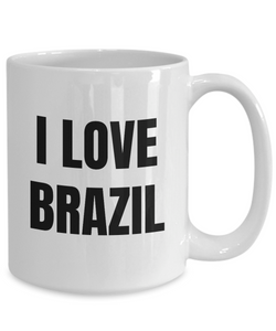 I Love Brazil Mug Funny Gift Idea Novelty Gag Coffee Tea Cup-Coffee Mug