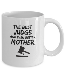 Judge Mom Mug Best Mother Funny Gift for Mama Novelty Gag Coffee Tea Cup-Coffee Mug