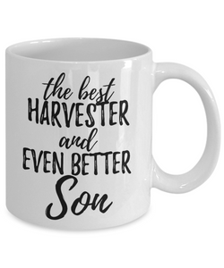 Harvester Son Funny Gift Idea for Child Coffee Mug The Best And Even Better Tea Cup-Coffee Mug