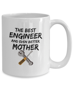 Engineer Mom Mug Best Mother Funny Gift for Mama Novelty Gag Coffee Tea Cup-Coffee Mug