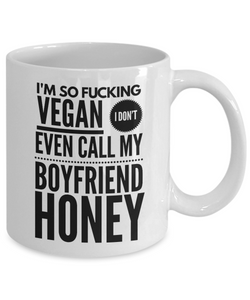 Funny Coffee Mug for Vegan Girls-Coffee Mug