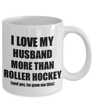Load image into Gallery viewer, Roller Hockey Wife Mug Funny Valentine Gift Idea For My Spouse Lover From Husband Coffee Tea Cup-Coffee Mug