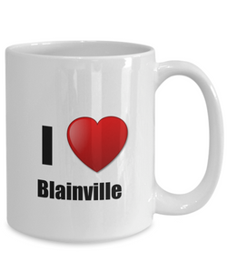 Blainville Mug I Love City Lover Pride Funny Gift Idea for Novelty Gag Coffee Tea Cup-Coffee Mug