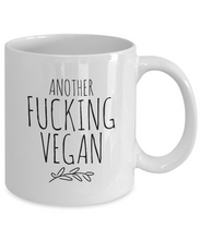 Load image into Gallery viewer, Funny Coffee Mug for Vegan - Another Fucking Vegan-Coffee Mug