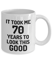 Load image into Gallery viewer, 70th Birthday Mug 70 Year Old Anniversary Bday Funny Gift Idea for Novelty Gag Coffee Tea Cup-[style]