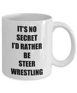 Steer Wrestling Mug Sport Fan Lover Funny Gift Idea Novelty Gag Coffee Tea Cup-Coffee Mug