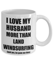 Load image into Gallery viewer, Land Windsurfing Wife Mug Funny Valentine Gift Idea For My Spouse Lover From Husband Coffee Tea Cup-Coffee Mug