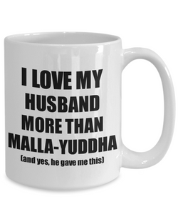 Malla-Yuddha Wife Mug Funny Valentine Gift Idea For My Spouse Lover From Husband Coffee Tea Cup-Coffee Mug