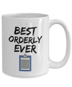 Orderly Mug - Best Orderly Ever - Funny Gift for Orderly-Coffee Mug