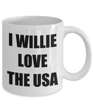 Load image into Gallery viewer, I Willie Love The Usa Mug Funny Gift Idea Novelty Gag Coffee Tea Cup-[style]