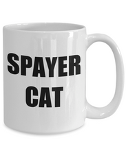 Load image into Gallery viewer, Spayer Cat Mug Funny Gift Idea for Novelty Gag Coffee Tea Cup-[style]