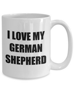 I Love My German Shepherd Mug Funny Gift Idea Novelty Gag Coffee Tea Cup-Coffee Mug