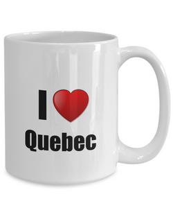 Quebec Mug I Love State Lover Pride Funny Gift Idea for Novelty Gag Coffee Tea Cup-Coffee Mug