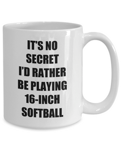 16-Inch Softball Mug Sport Fan Lover Funny Gift Idea Novelty Gag Coffee Tea Cup-Coffee Mug