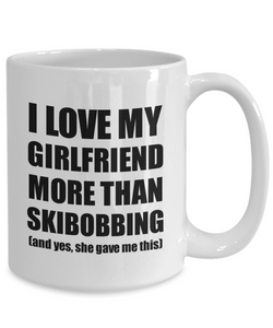 Skibobbing Boyfriend Mug Funny Valentine Gift Idea For My Bf Lover From Girlfriend Coffee Tea Cup-Coffee Mug