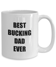 Load image into Gallery viewer, Best Bucking Dad Ever Mug Funny Gift Idea for Novelty Gag Coffee Tea Cup-[style]