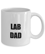 Load image into Gallery viewer, Lab Dad Mug Funny Gift Idea for Novelty Gag Coffee Tea Cup-Coffee Mug