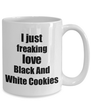 Load image into Gallery viewer, Black And White Cookies Lover Mug I Love Dessert Funny Gift Idea For Foodie Coffee Tea Cup-Coffee Mug