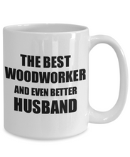 Load image into Gallery viewer, Woodworker Husband Mug Funny Gift Idea for Lover Gag Inspiring Joke The Best And Even Better Coffee Tea Cup-Coffee Mug