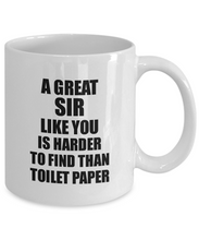 Load image into Gallery viewer, Great Sir Mug Like You Is Harder To Find Than Toilet Paper Funny Quarantine Gag Pandemic Gift Coffee Tea Cup-Coffee Mug