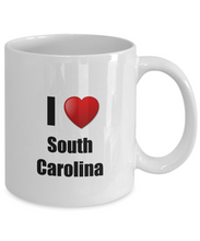 Load image into Gallery viewer, South Carolina Mug I Love State Lover Pride Funny Gift Idea for Novelty Gag Coffee Tea Cup-Coffee Mug